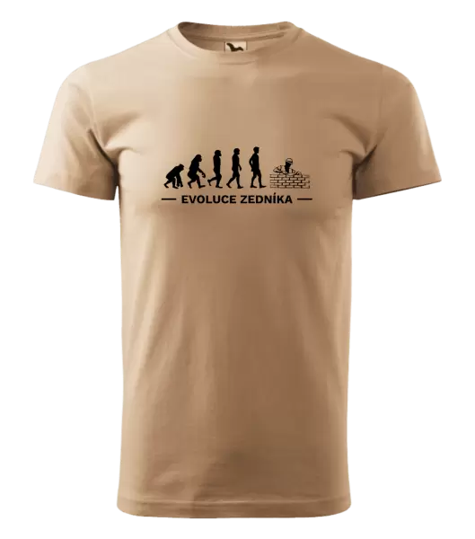 Pánské tričko Evoluce - zedník
