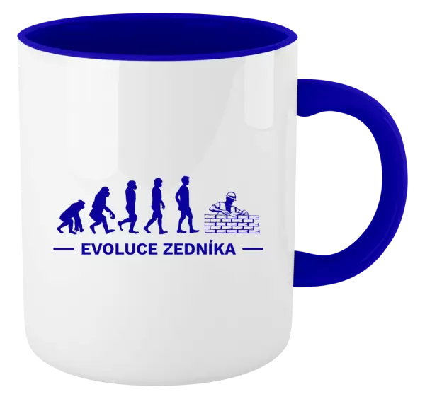 Hrnek Evoluce - zedník