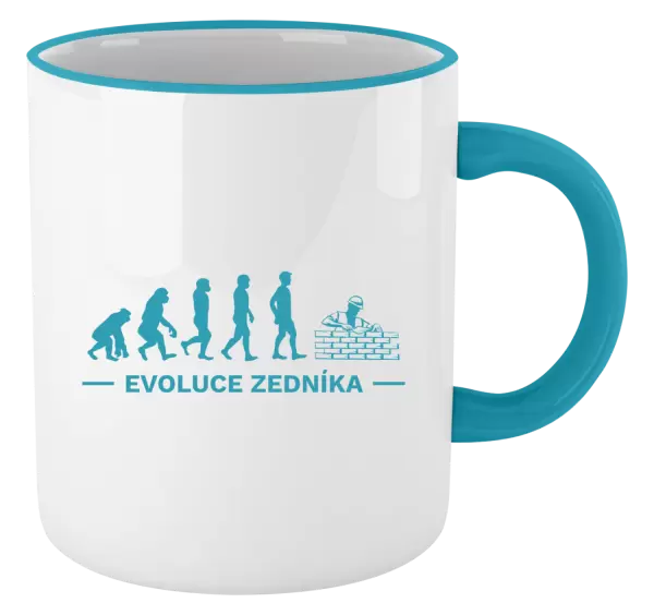 Hrnek Evoluce - zedník
