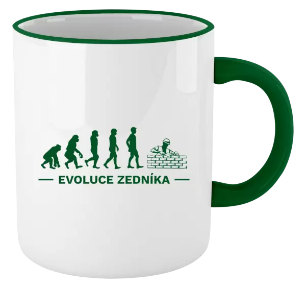 Hrnek Evoluce - zedník