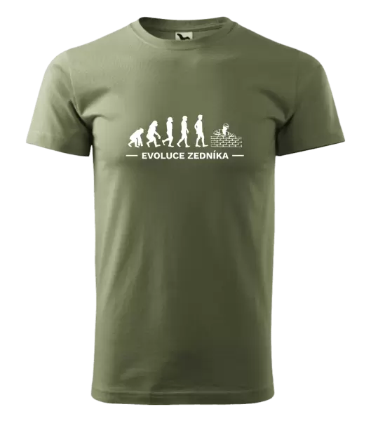Pánské tričko Evoluce - zedník