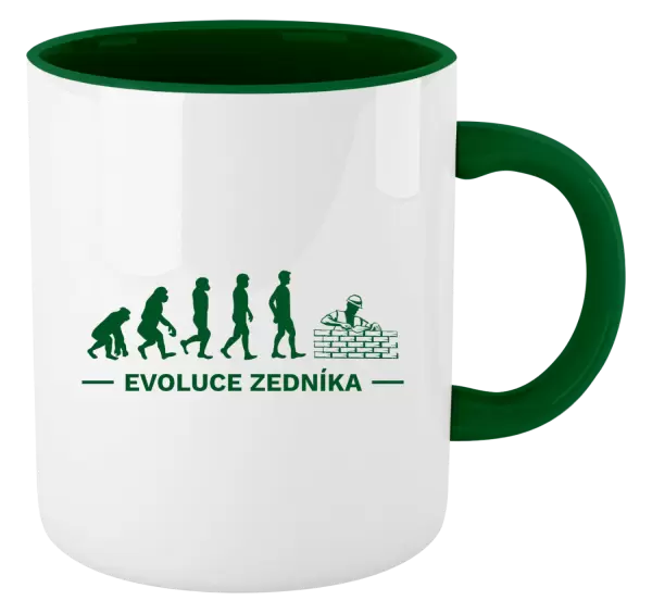 Hrnek Evoluce - zedník