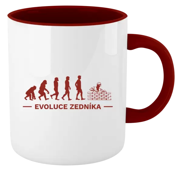 Hrnek Evoluce - zedník