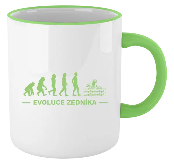 Hrnek Evoluce - zedník