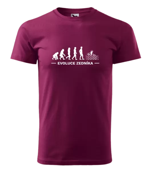 Pánské tričko Evoluce - zedník