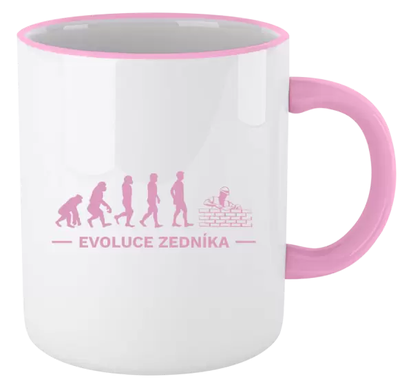 Hrnek Evoluce - zedník