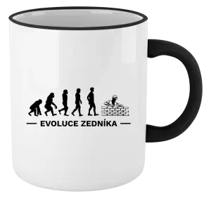 Hrnek Evoluce - zedník