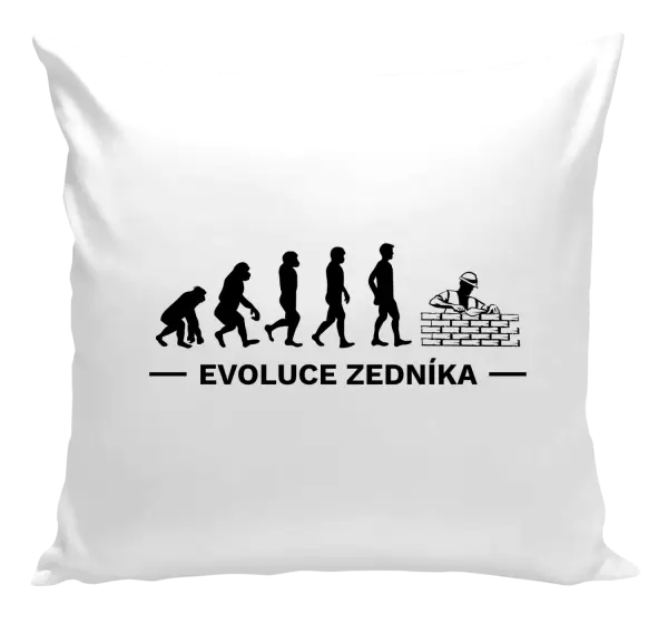 Polštář Evoluce - zedník