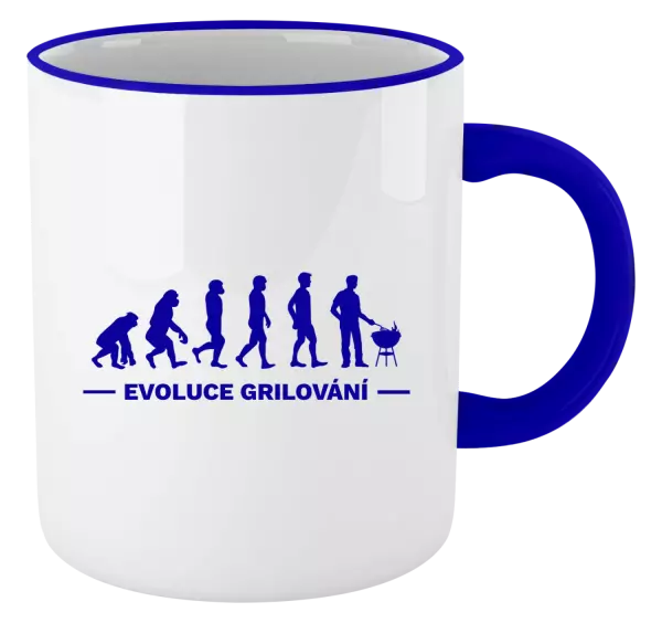 Hrnek Evoluce - grilování
