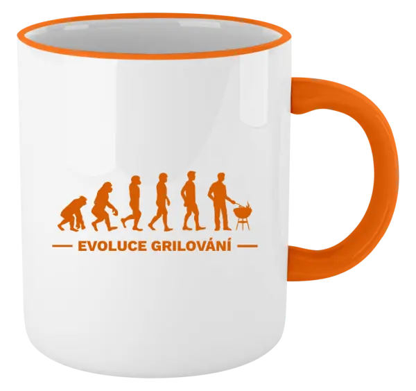 Hrnek Evoluce - grilování