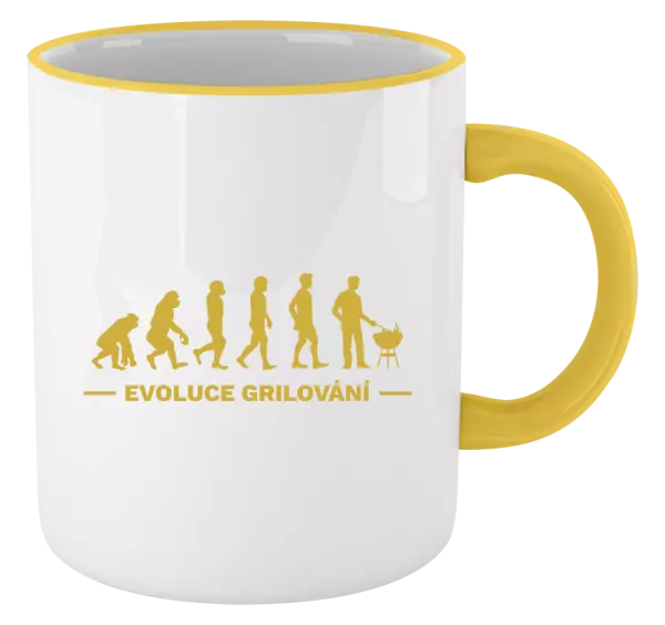 Hrnek Evoluce - grilování