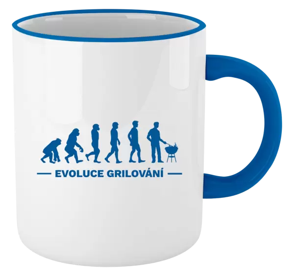Hrnek Evoluce - grilování