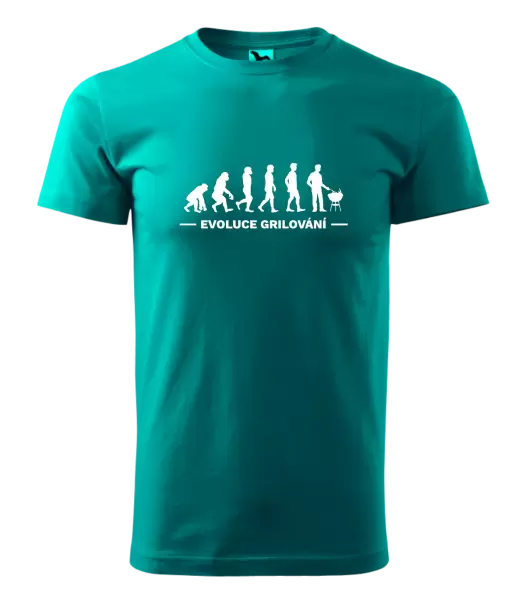 Pánské tričko Evoluce - grilování
