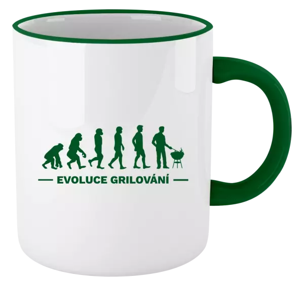 Hrnek Evoluce - grilování