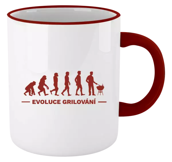 Hrnek Evoluce - grilování