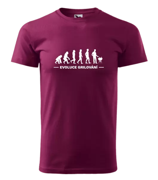 Pánské tričko Evoluce - grilování