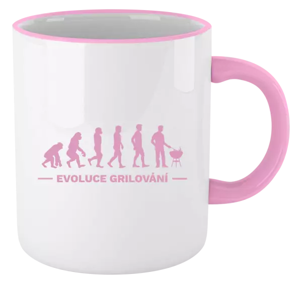 Hrnek Evoluce - grilování