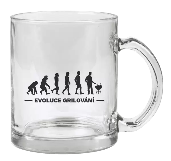 Hrnek Evoluce - grilování