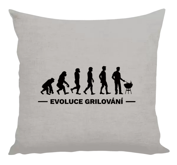 Polštář Evoluce - grilování