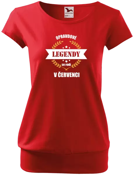Dámské tričko Opravdové legendy se rodí v ...