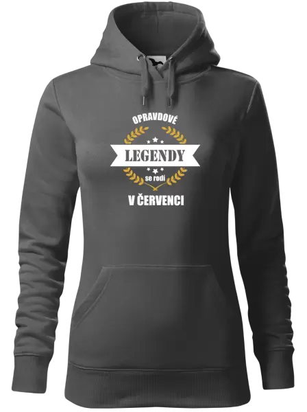 Dámská mikina Opravdové legendy se rodí v ...