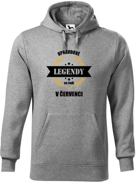 Pánská mikina Opravdové legendy se rodí v ...