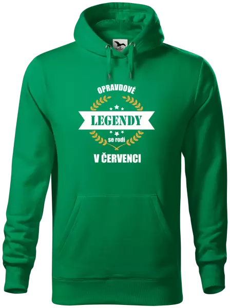 Pánská mikina Opravdové legendy se rodí v ...