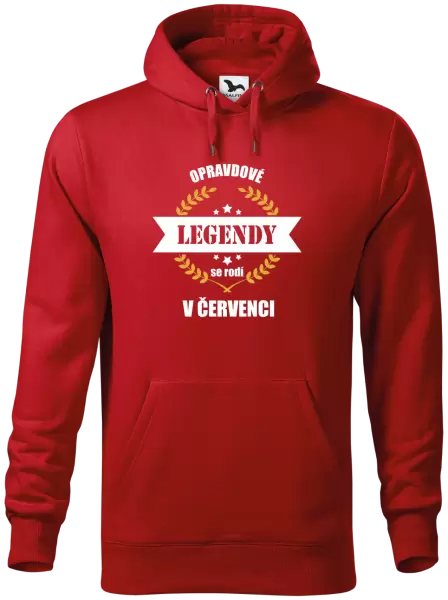 Pánská mikina Opravdové legendy se rodí v ...