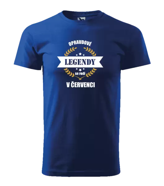 Pánské narozeninové tričko Opravdové legendy se rodí v ...
