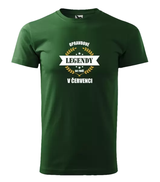 Pánské narozeninové tričko Opravdové legendy se rodí v ...