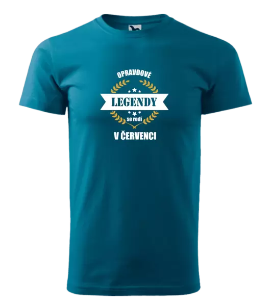 Pánské narozeninové tričko Opravdové legendy se rodí v ...