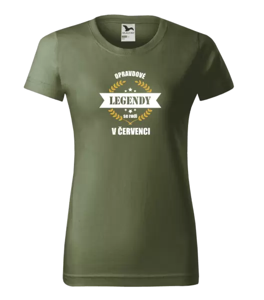 Dámské narozeninové tričko Opravdové legendy se rodí v ...