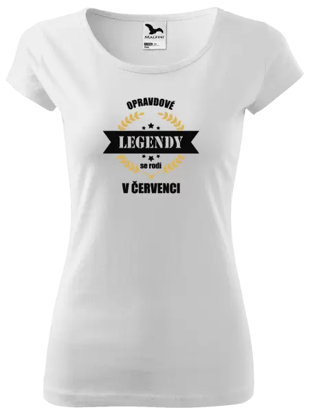 Dámské tričko Opravdové legendy se rodí v ...