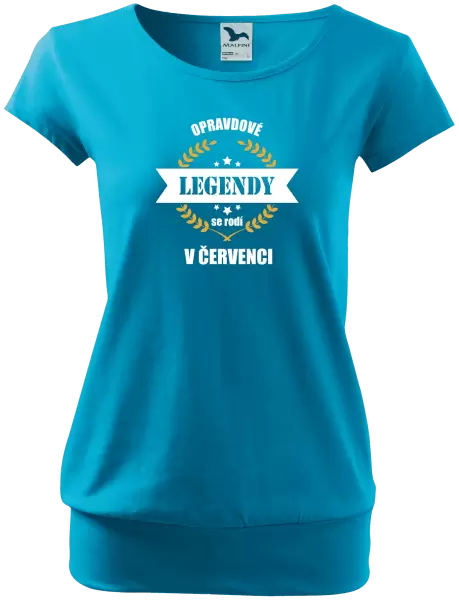 Dámské tričko Opravdové legendy se rodí v ...