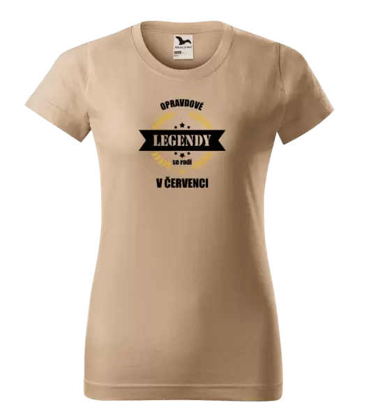 Dámské narozeninové tričko Opravdové legendy se rodí v ...