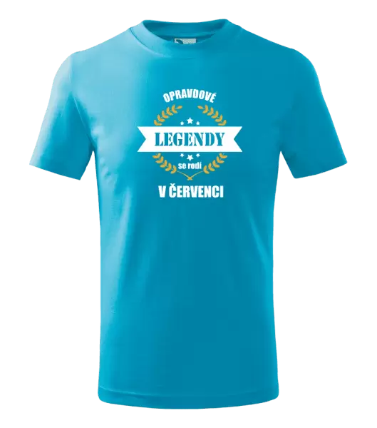 Dětské tričko Opravdové legendy se rodí v ...