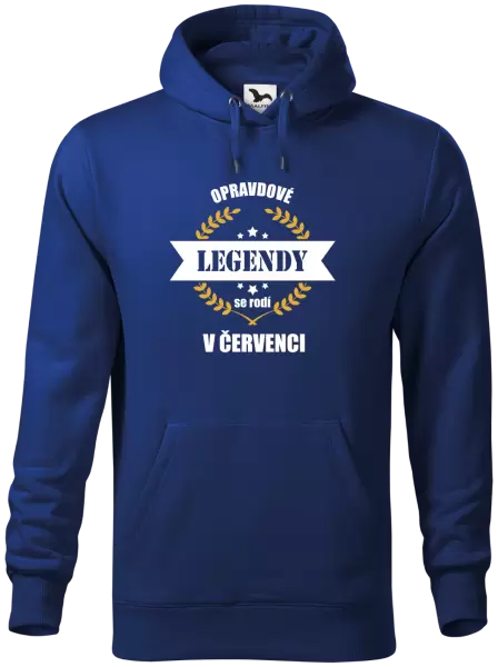 Pánská mikina Opravdové legendy se rodí v ...