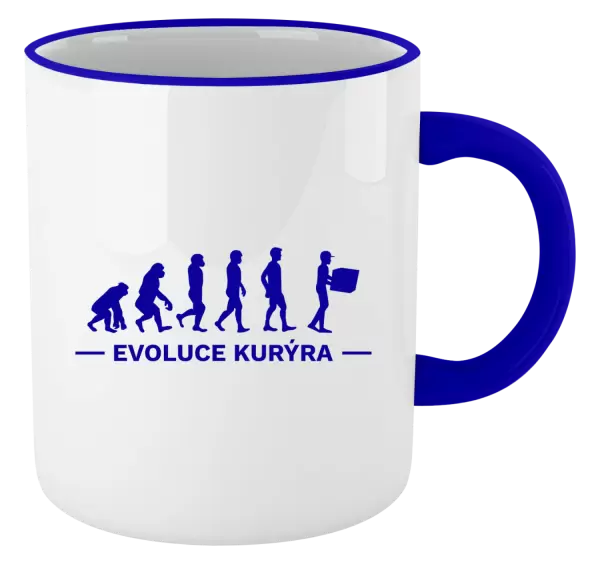 Hrnek Evoluce - kurýr