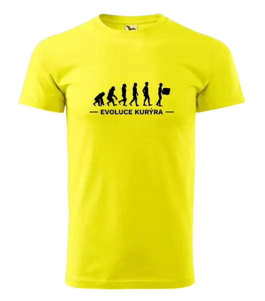 Pánské tričko Evoluce - kurýr