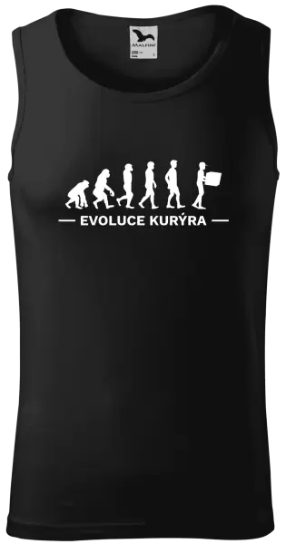 Pánské tílko Evoluce - kurýr