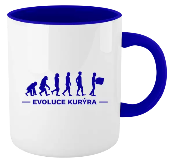 Hrnek Evoluce - kurýr