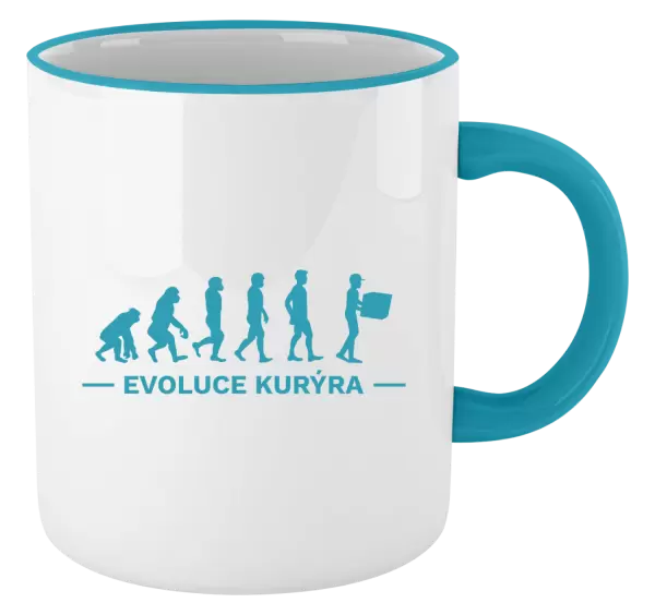 Hrnek Evoluce - kurýr