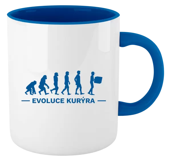 Hrnek Evoluce - kurýr