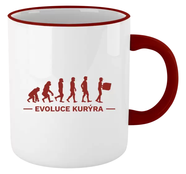 Hrnek Evoluce - kurýr
