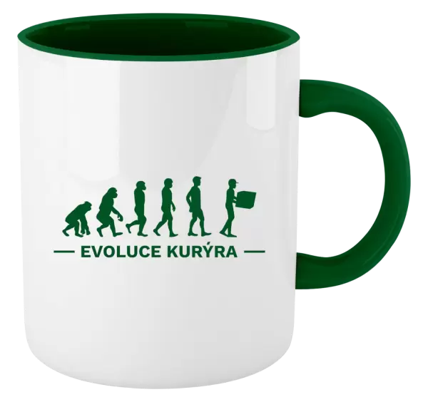 Hrnek Evoluce - kurýr