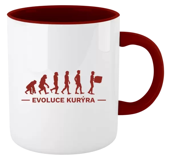 Hrnek Evoluce - kurýr