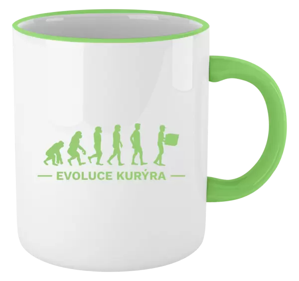 Hrnek Evoluce - kurýr