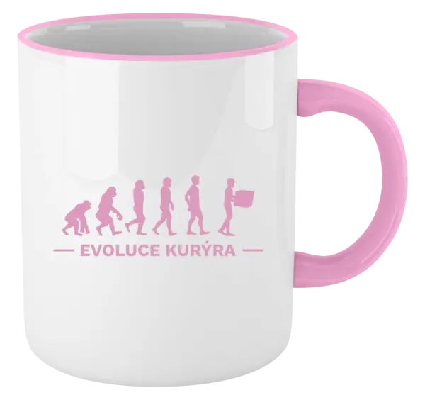 Hrnek Evoluce - kurýr