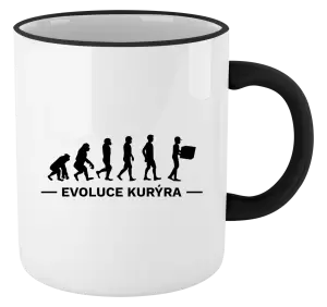 Hrnek Evoluce - kurýr
