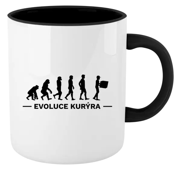 Hrnek Evoluce - kurýr